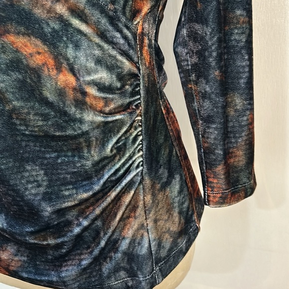 SOFT SURROUNDING VELVET ALYSSA TAPESTRY TOP WOMEN SIZE S - Picture 6 of 12